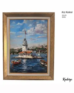 Kız Kulesi, yağlı boya resim