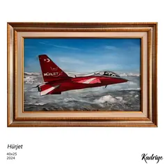 Hürjet, yağlı boya resim