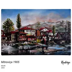 Mitroviça 1905, yağlı boya resim